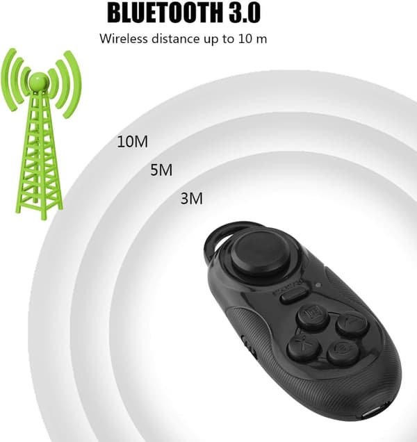 Mini Bærbar Multifunktionel Trådløs Bluetooth 3.0 Gamepad Sel