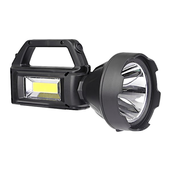 1 st LED COB stark ficklampa som kan laddas med solenergi