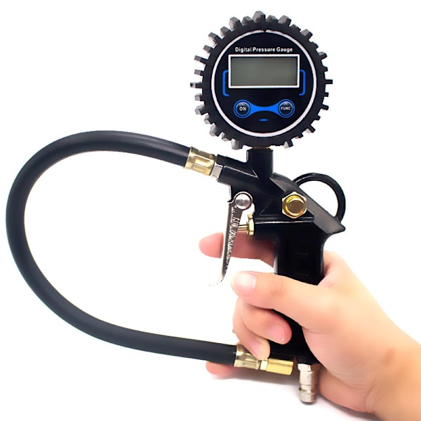 Professionell 220 PSI Digital Däcktrycksmätare, Bil Däck