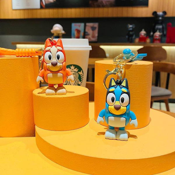 2 søde Kawaii anime nøgleringe