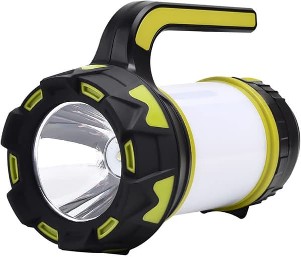 USB-oppladbart LED-bærbar lys (gul), 3000mAh Camping