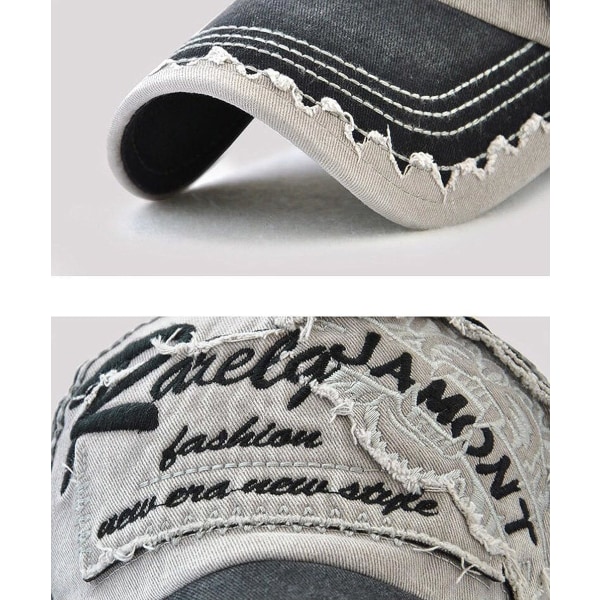 Vintage Unisex Utendørs Crest Baseball Cap Sports Cap Trucker Cap