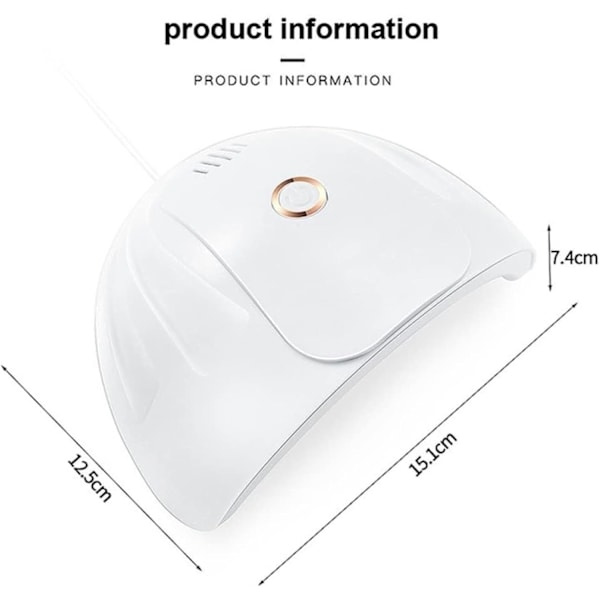 UV LED Lys Negletørrer Lampe