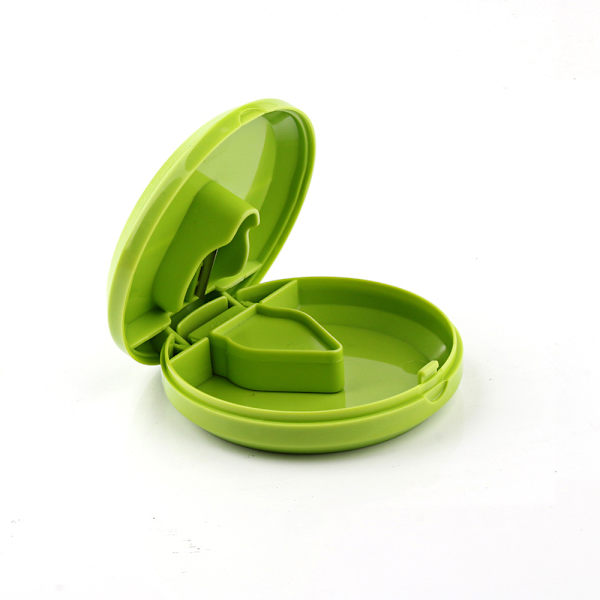 Portabel Mini Pillkutter Splitter Medicin Klipp Piller