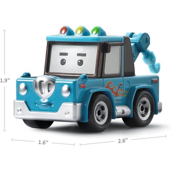 Robocar Poli, Pelottavat DIE-CAST Metalliset Leikkiautot, Hinausauto Leikkiautot Valettu Ajoneuvo Juhlat Syntymäpäivälahjat Taaperoille