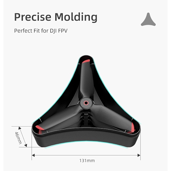 (Propeller ingår ej) Kompatibel med DJI FPV Trailblazer 328S Propeller Förvaringsfodral Bladskydd Tillbehör