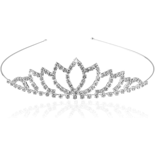 Rhinestone Princess Tiara Crown, Bröllop Tiara, Bridal Crown