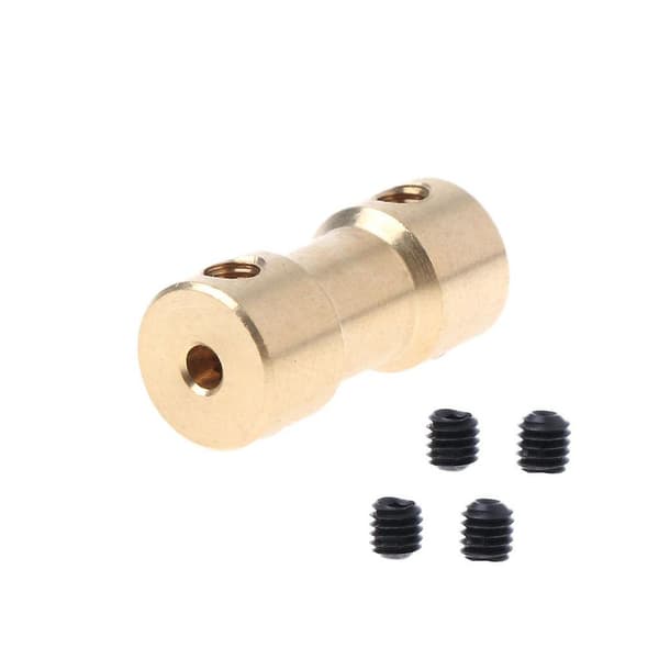 2-5mm Motor Kopparaxelkoppling Koppling Kopplingar Hylsa Adapter Us（4-5