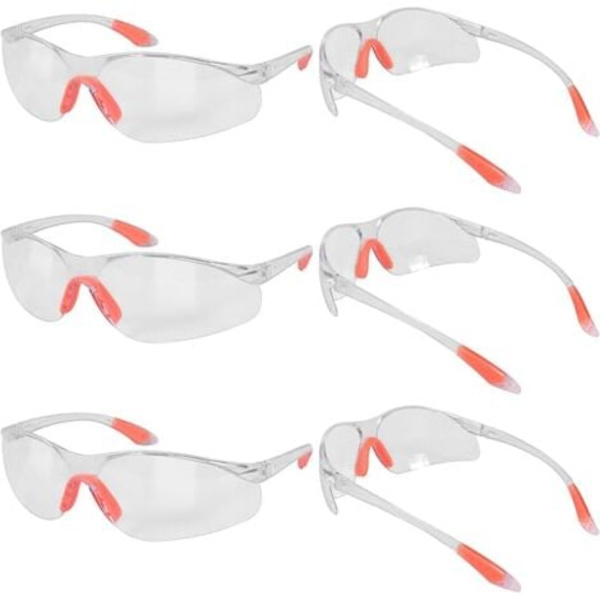 Set med 6 skyddsglasögon, skyddsglasögon, skyddsglasögon med