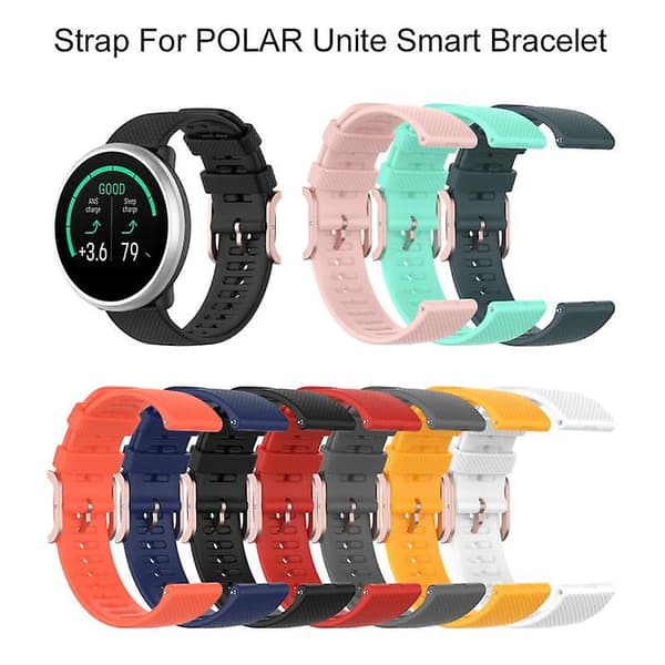 Reservedele urrem til Boneng Ignite/unite silikone rem til Polar Ignite/unite armbånd sort