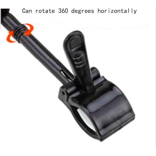 Plastik Merchandise Skilt Klips Roterbar Pop Clip-on Holder Stand Pris Display Holdere Tag Klips, Justerbar Klips Si