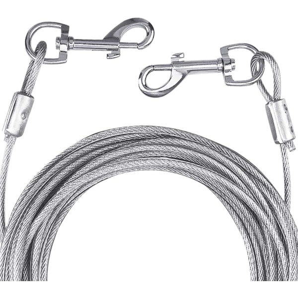 Hundeleie for hunder under 80 kg, dobbel-end for én eller to hunder