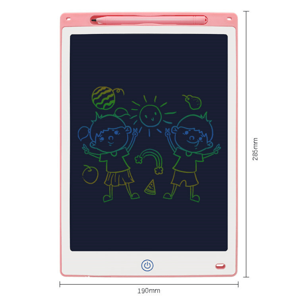 12 tums färgglad LCD-skrivplatta för barn och vuxna Lämplig