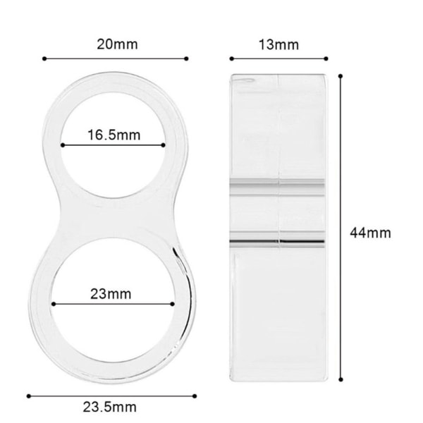 10 stk. Dørgrebsbumpere, Dørgrebsbumpere PVC