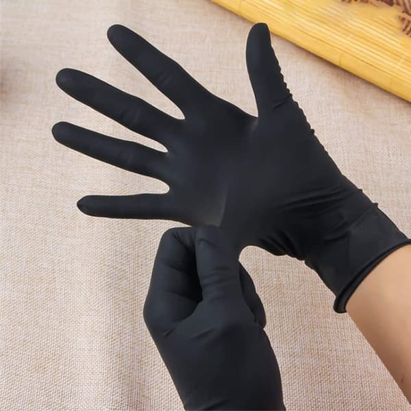 Hår Farvehandsker, Sorte Genanvendelige Gummihandsker,