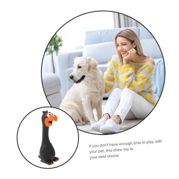 Hunde tyggeleke som kvitrer