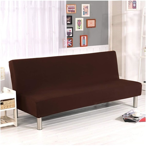 Elastisk Clic Clac Betræk 3-Sæders Sofa, Stue Ensfarvet