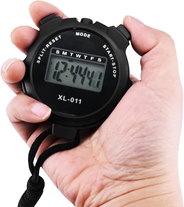 Digitalt sportsstopur Timer Stopur Stort display Interval T
