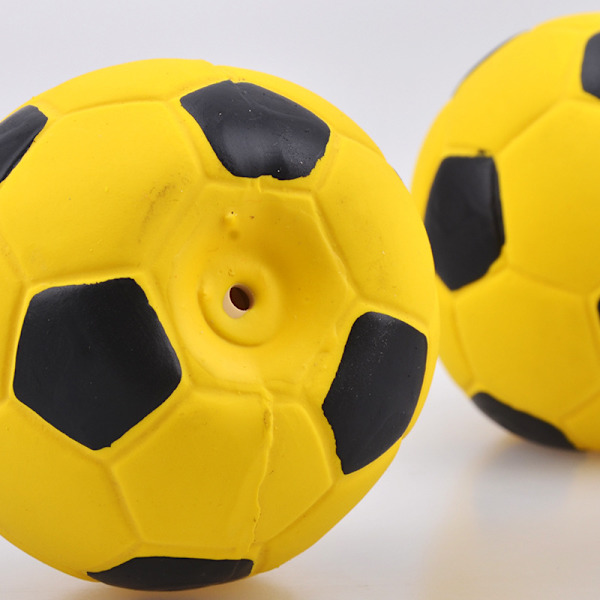 1 Pakken Pivende Hunde Bolde - Bløde Latex Gummi Pivende Legetøj til
