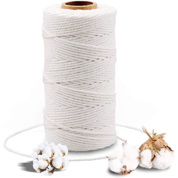 baker's twine , white cotton rope braided rope , diy braided