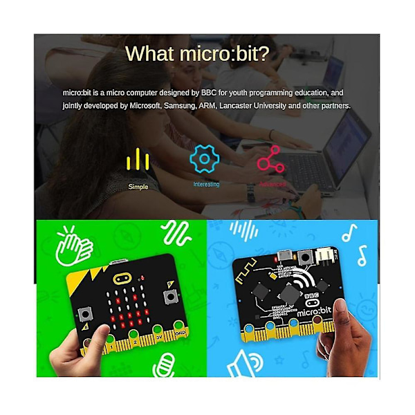 Bbc Microbit V2.0 Hovedkort En Introduksjon Til Grafisk Progra