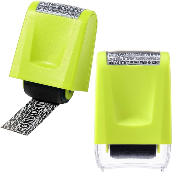 2 Pieces Identity Stamp for Theft Prevention Roller ID Guard