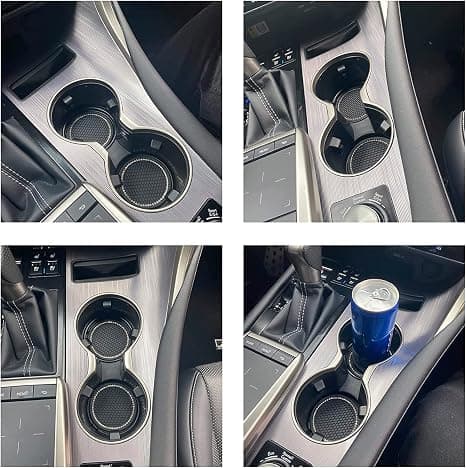 Bilkopphållare-underlägg, 4-pack Universal Auto Halkskyddande Kopp