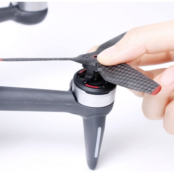 Par Kompatible (Eksklusive Droner) FPV Kulfiber Propeller 5328S 3-Bladet CW & CCW Props Drone Propeller Hurtig