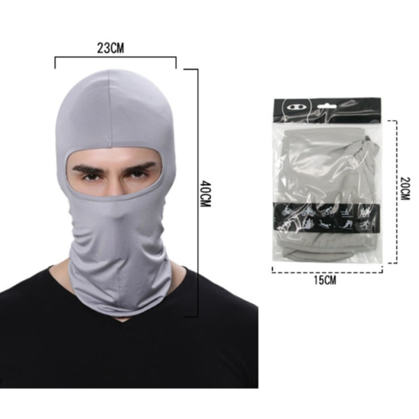 Balaclava Ski Mask, UV-beskyttelse, Halsklæde til Motorcykel, Sommer