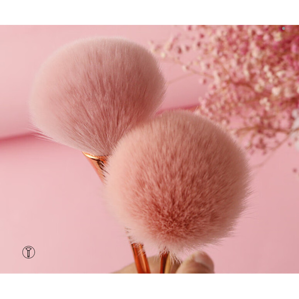 Blush-børste til makeup, stor pudderbørste, professionel blush