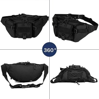 Taktisk Midjeväsk Militär Midjeväsk Molle Bumbag Fanny Pack