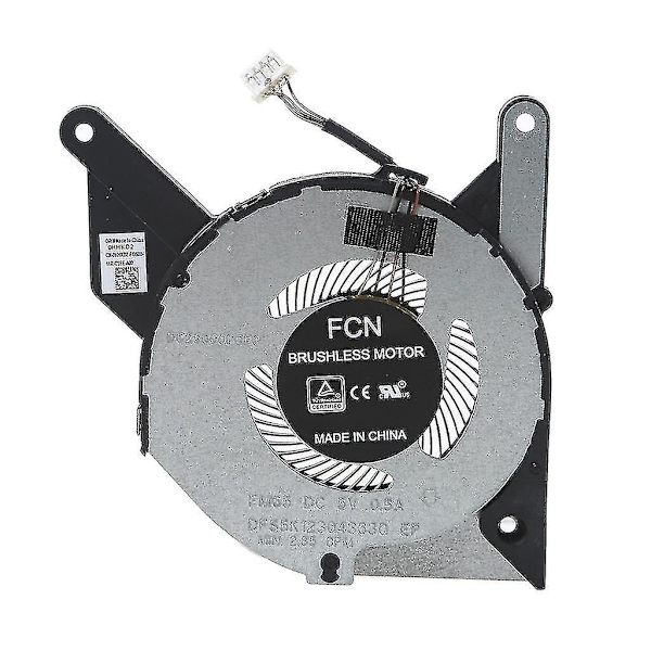 Bærbar computer Cpu-ventilator Dc 5v 0.5a 4pin Bærbar computer Køleventilator Til Dell Latitude 5410 Ny