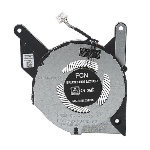 Notebook Cpu Fan Dc 5v 0.5a 4pin Laptop Cooling Fan For Dell Latitude 5410 New