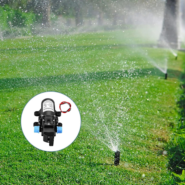 Selvansugende vandpumpe, DC 12V 60W højtryks mikro-membranpumpe