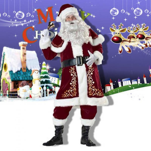 Jultomtekostym Jultomtekostym Plus Size 5xl