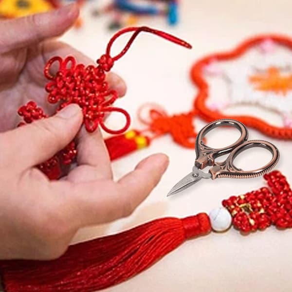 Broderi krydssting sytråd mini saks