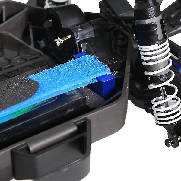 RC-auton päivitysosat Akunpidike Alumiiniseos 1/10 F-150aptor R RC-autolle Sininen