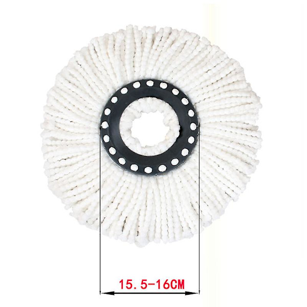 Sininen 2-pakkaus Clean Twist Disc Mop -vaihtopäät, ihanteellinen laatta- ja kivipinnoille, vettä ja likaa imevä mikrokuitu, vaihtomoppit, helppo kiinnittää