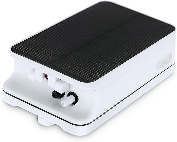 Solcells driven luftpump, syresättare och dammluftare kit