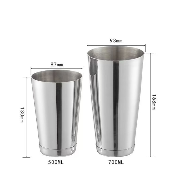 Heavy Duty Rustfrit Stål Holdbar Cocktail Cup Shaker Bar Hjem