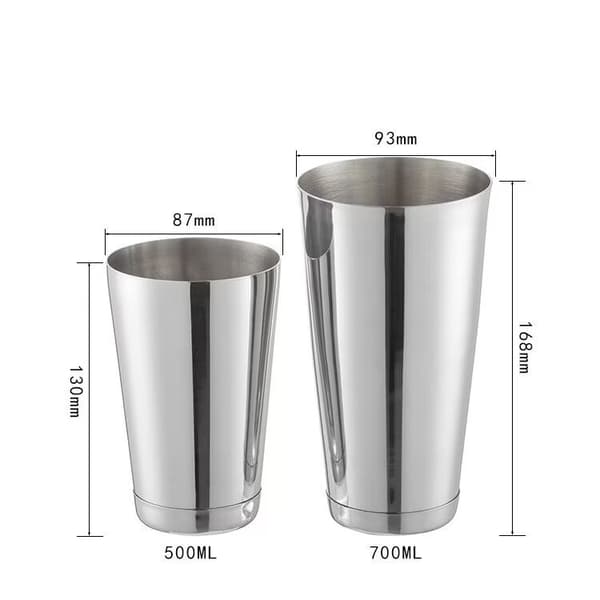 Robust Cocktail Shaker i Rustfrit Stål til Bar og Hjem