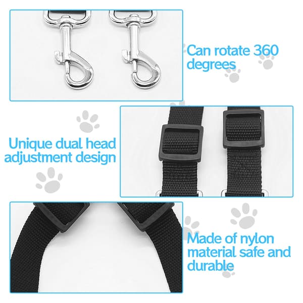 1 dobbelt-ende justerbar hundelead