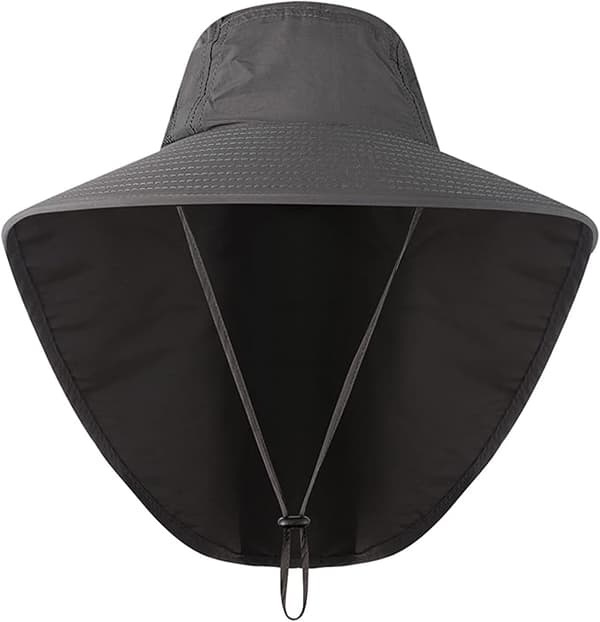 1 st Solhatt med Halsklaff, Sommarskydd, Justerbar Solhatt