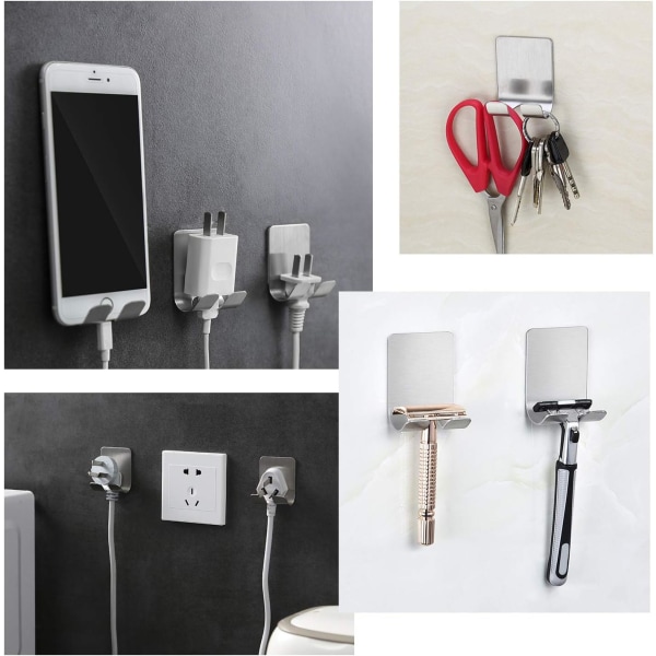 Razorholder Multifunktionelle Væghængere, Badeværelses Razorholder