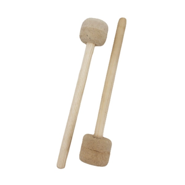 2Pcs Drum Sticks Bass Percussion Sticks with Wooden Handle Foam