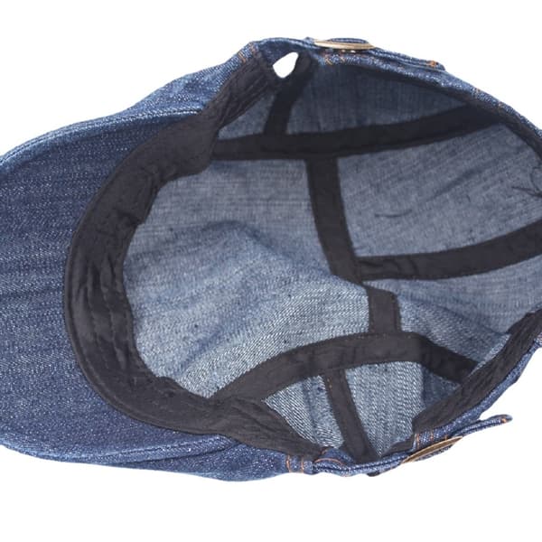 1 st enkel solhatt herr solhatt tvättad denim ankdunk