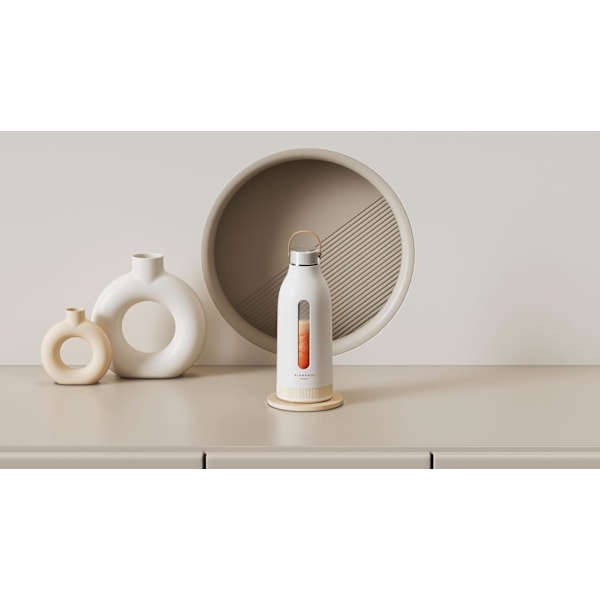 Bästa Portabla Uppladdningsbara Blender Juicer, 355 ml, 10 Rostfria Stålblad, 18000 RPM, USB-C