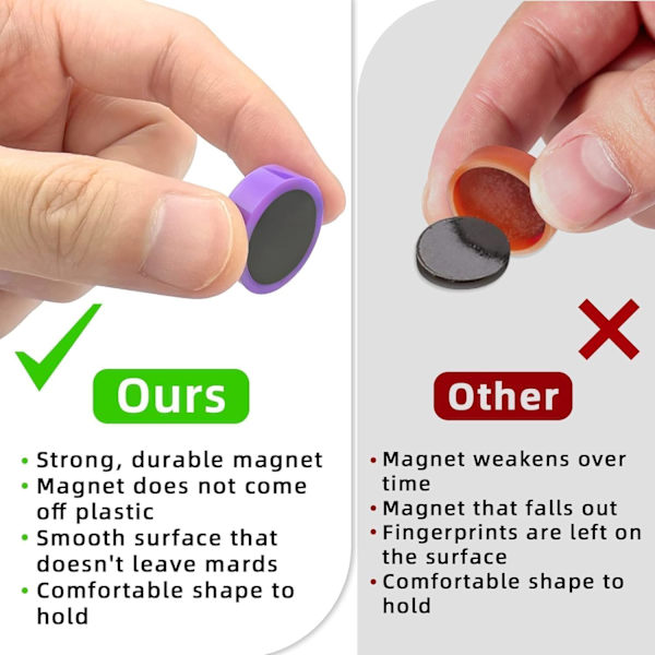 Jääkaappimagneetteja, 20 kpl Jääkaappimagneetteja, Pieniä Magneetteja Valkotaululle, Magneetteja Lapsille, Mini-Ihania Magneetteja Jääkaappimagneettiin, Lokerolle, Valkotaululle, Keittiöön, Toimistoon, Luokkahuoneeseen (Musta ja Valkoinen)