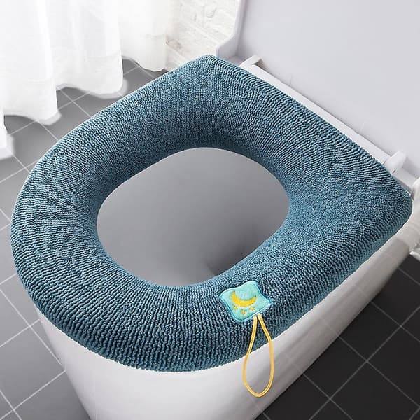 Vintervarm Toiletklap Cover Closestool Mat 1stk Badeværelse