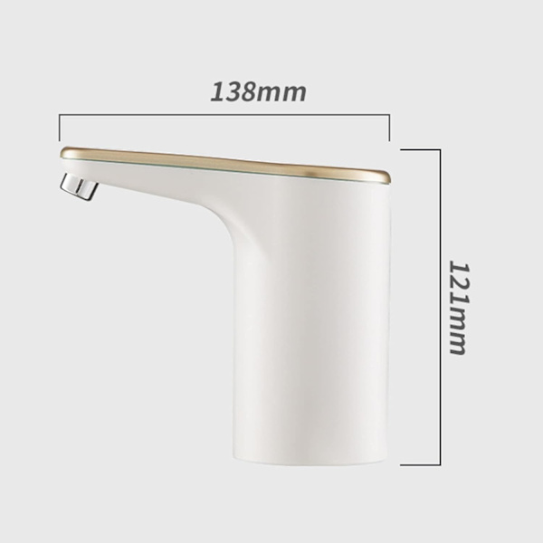 1 stk (Guld) USB Opladning Vandflaske Pumpe, Vanddispenser